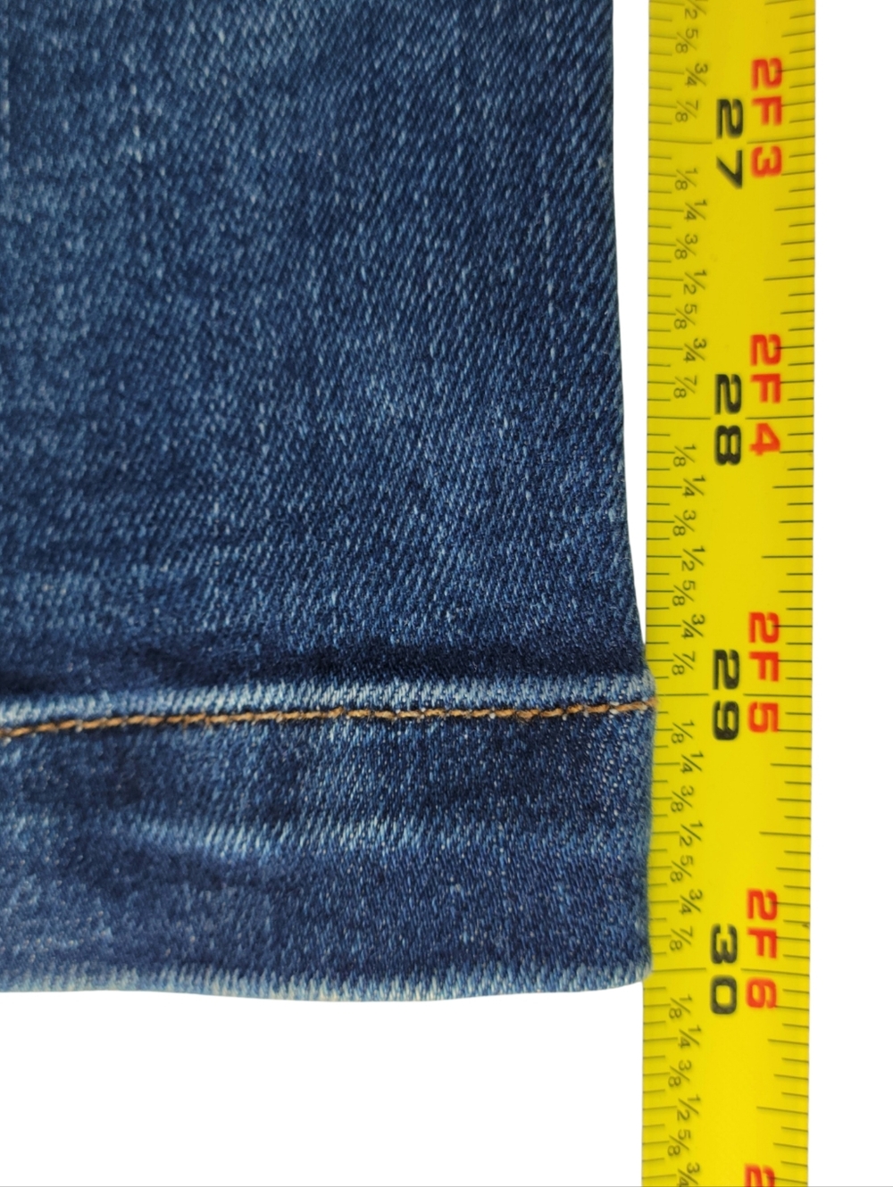 Madewell Emmett Wide Leg Jeans Women Size 32 35X30 Front Patch Pockets Hi Rise - Picture 12 of 15